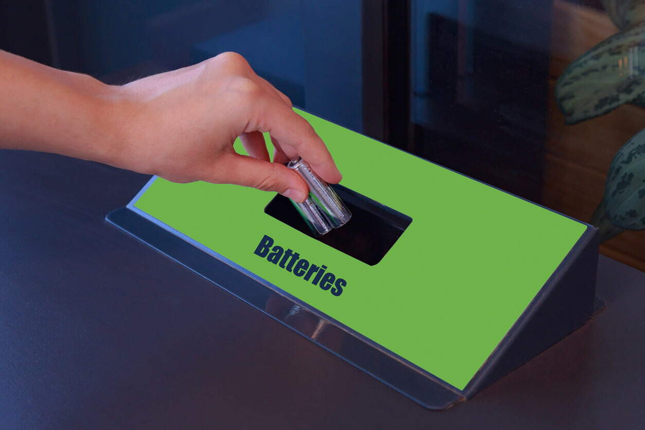 Trier vos piles pour recharger les batteries