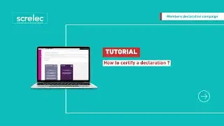 How to certify a declaration?